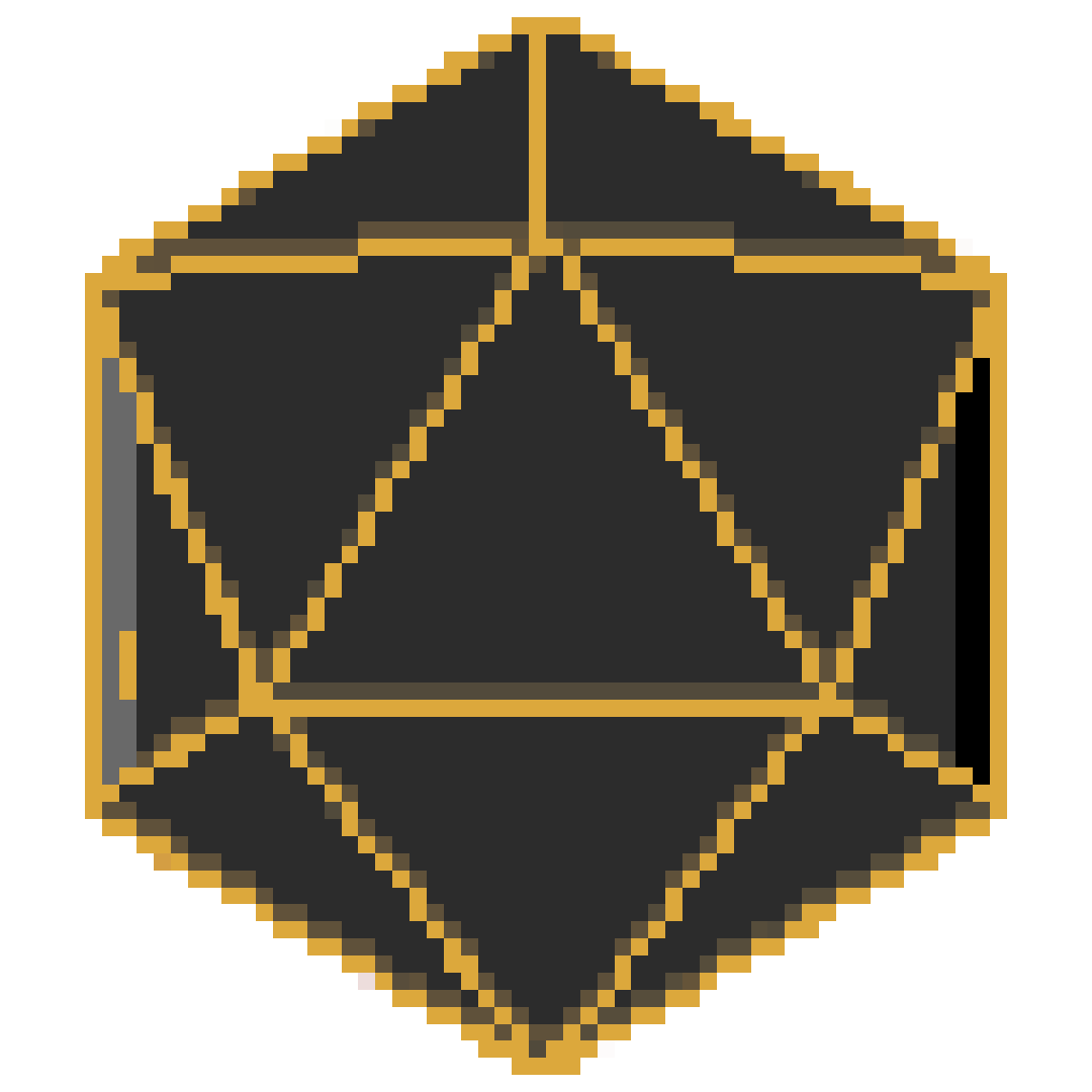 A 20 sided dice made for dice rolling form.